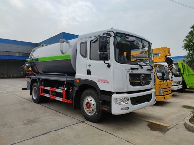 抽吸運(yùn)輸污水淤泥、糞便、沼液罐式車(chē)，國(guó)六排放吸污車(chē)抽吸快、適用面廣
